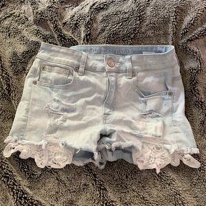 SUMMER SALE: AE High Rise Shortie Shorts